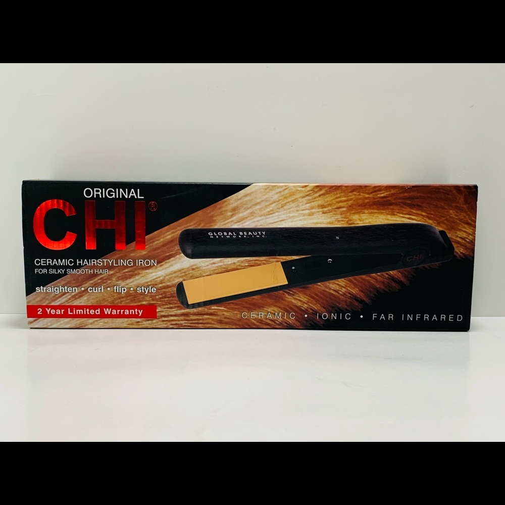 CHI Original 1" Flat Hair Straightening Ceramic Hairstyling Iron 1 Inch Plates